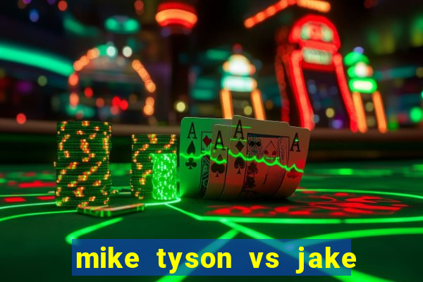 mike tyson vs jake paul assistir online